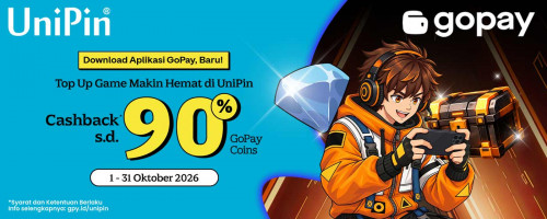 Top Up Pakai GoPay Cashback 90% GoPay Coins!